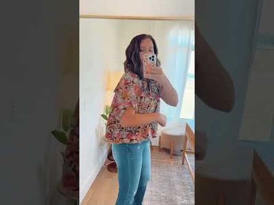 Floral Dreams Short Sleeve Top