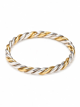 ABLE Two-Tone Twist Ring