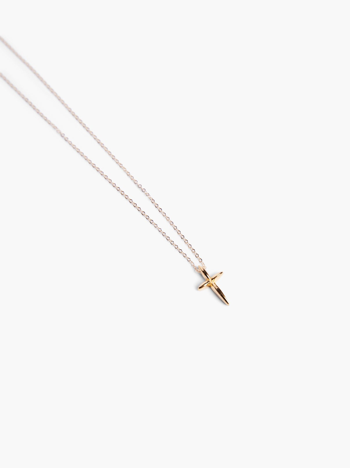 Able Droplet Cross Necklace
