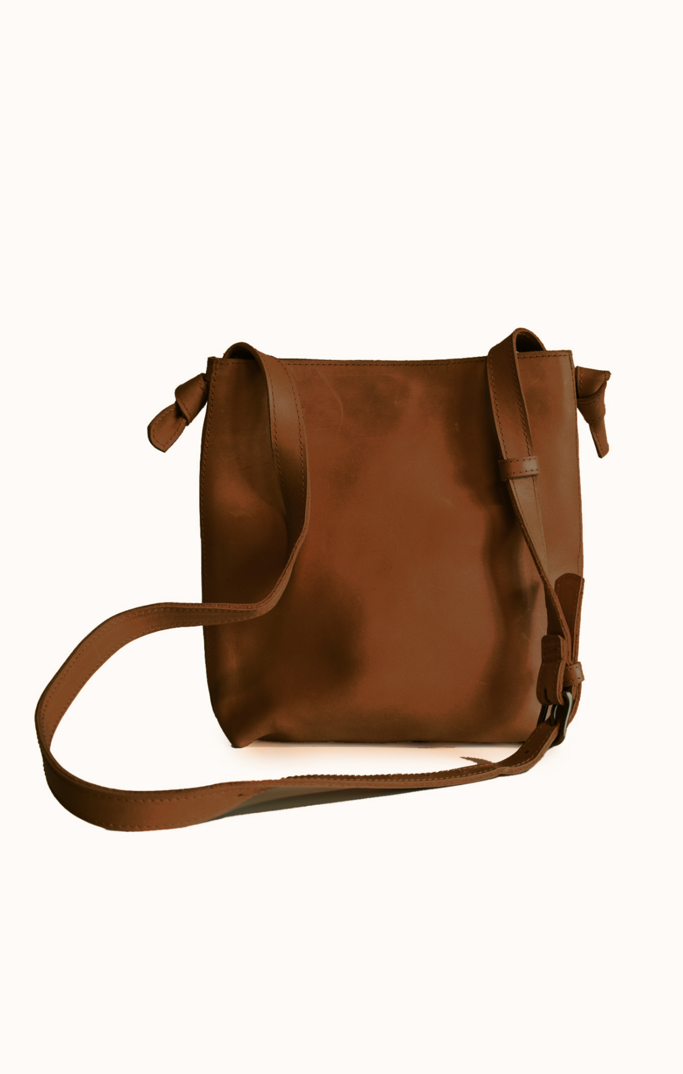 Able Cait Knotted Crossbody - Whiskey