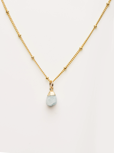 Able Aquamarine Pendant Necklace