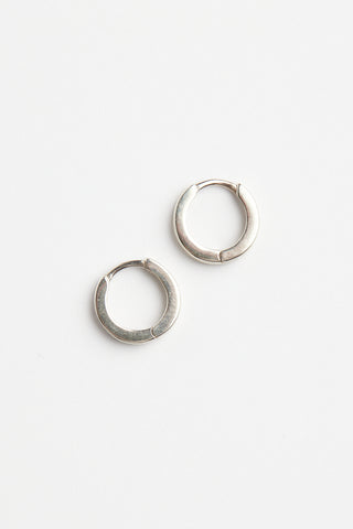 Able 24/7 Hinge Hoops: Silver