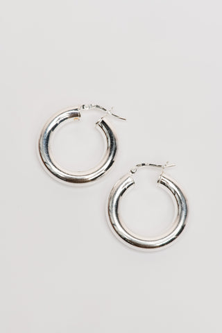 Able Air Hoops - Silver