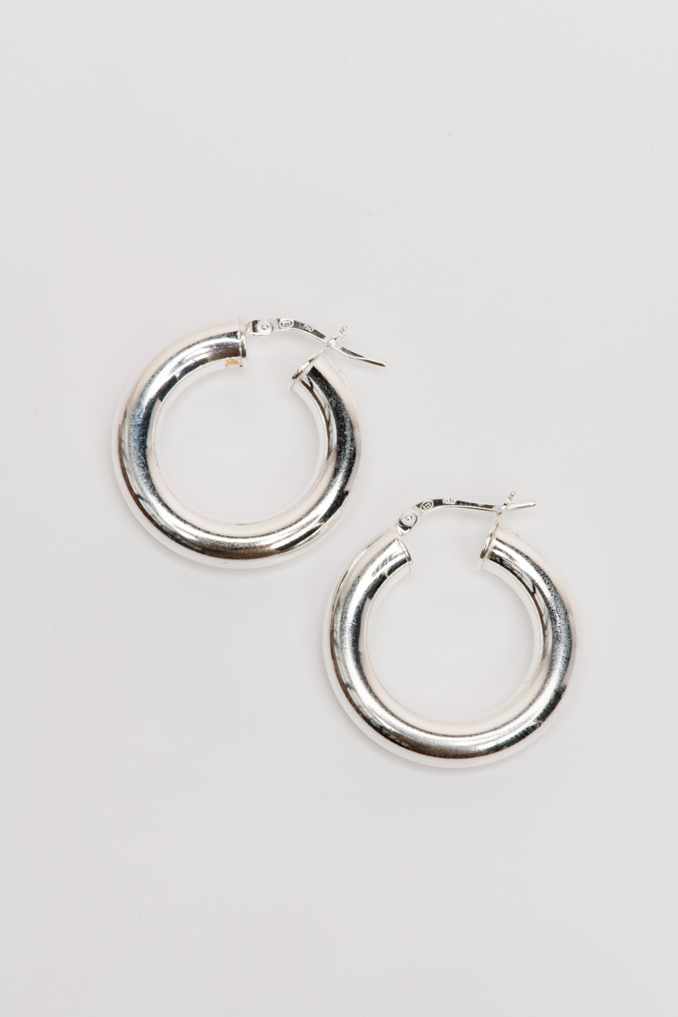 Able Air Hoops - Silver