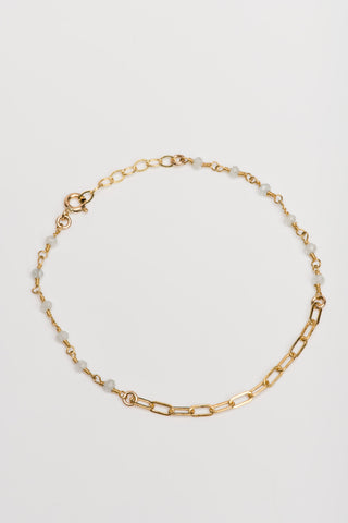 Able Aquamarine Duet Bracelet