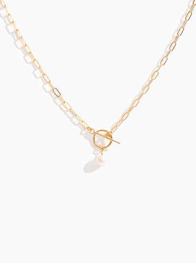 Able Toggle Pearl Necklace