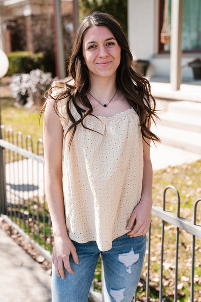 Elia Flutter Sleeve Blouse