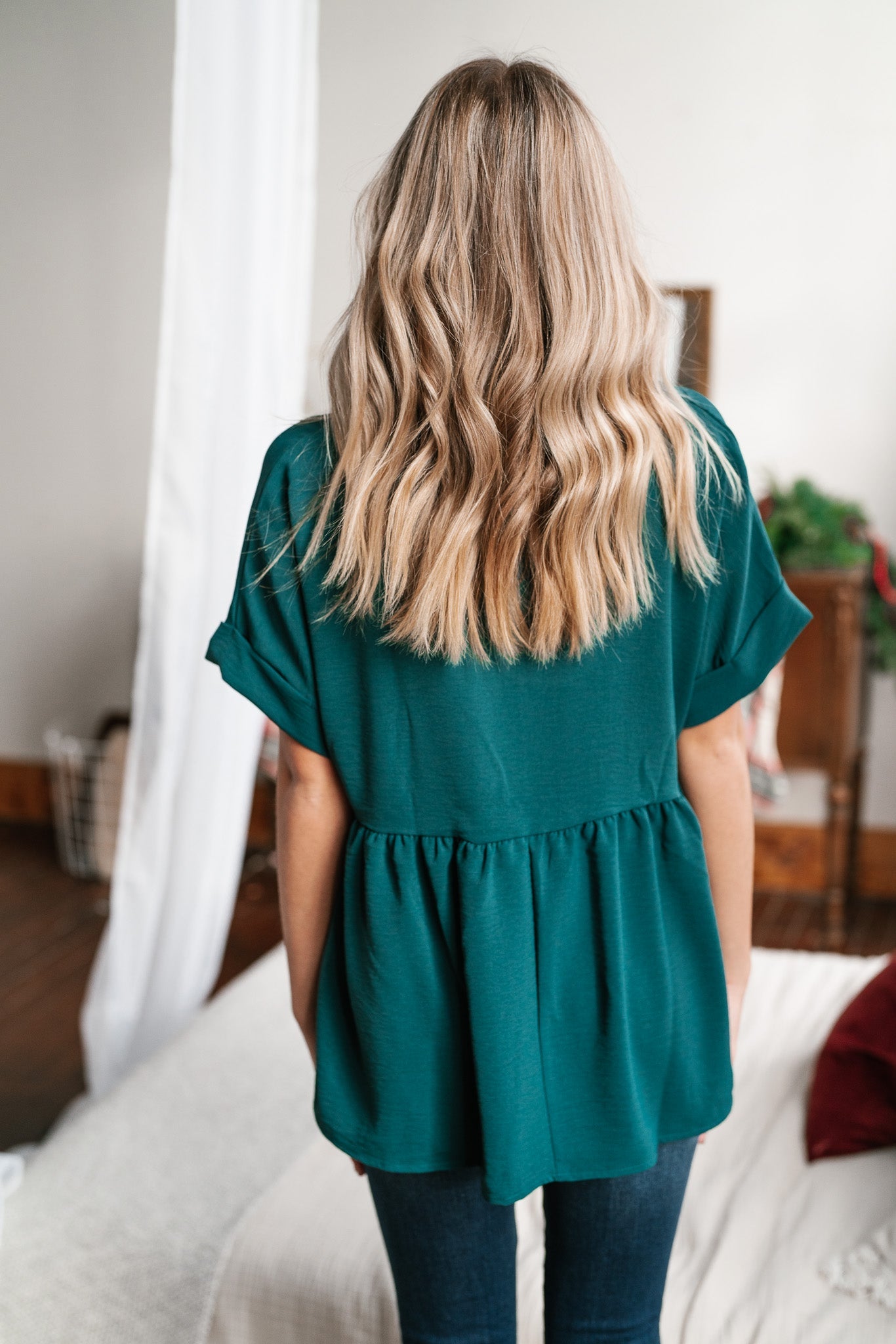 Kelly Peplum Top