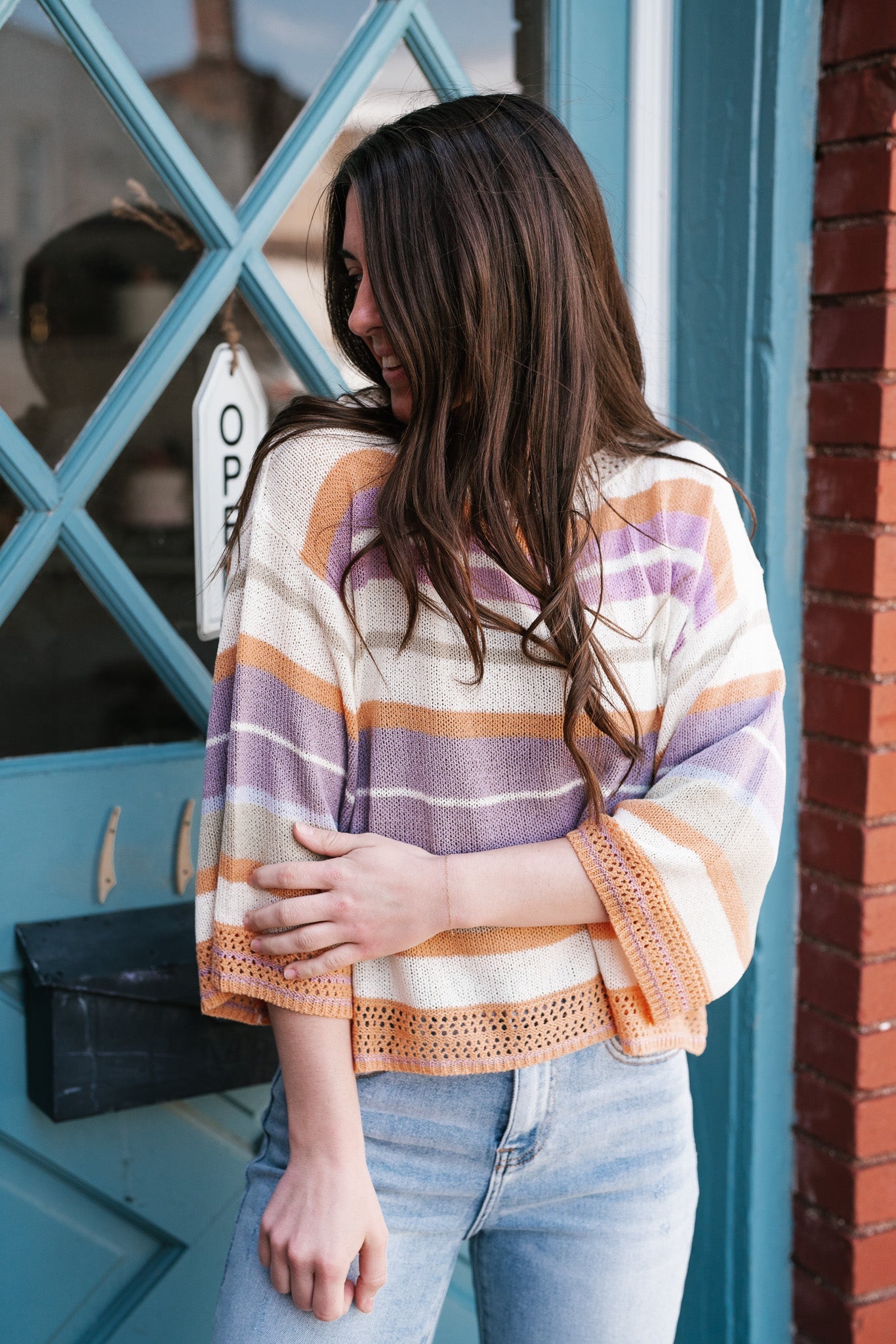Stella Striped Knit Top