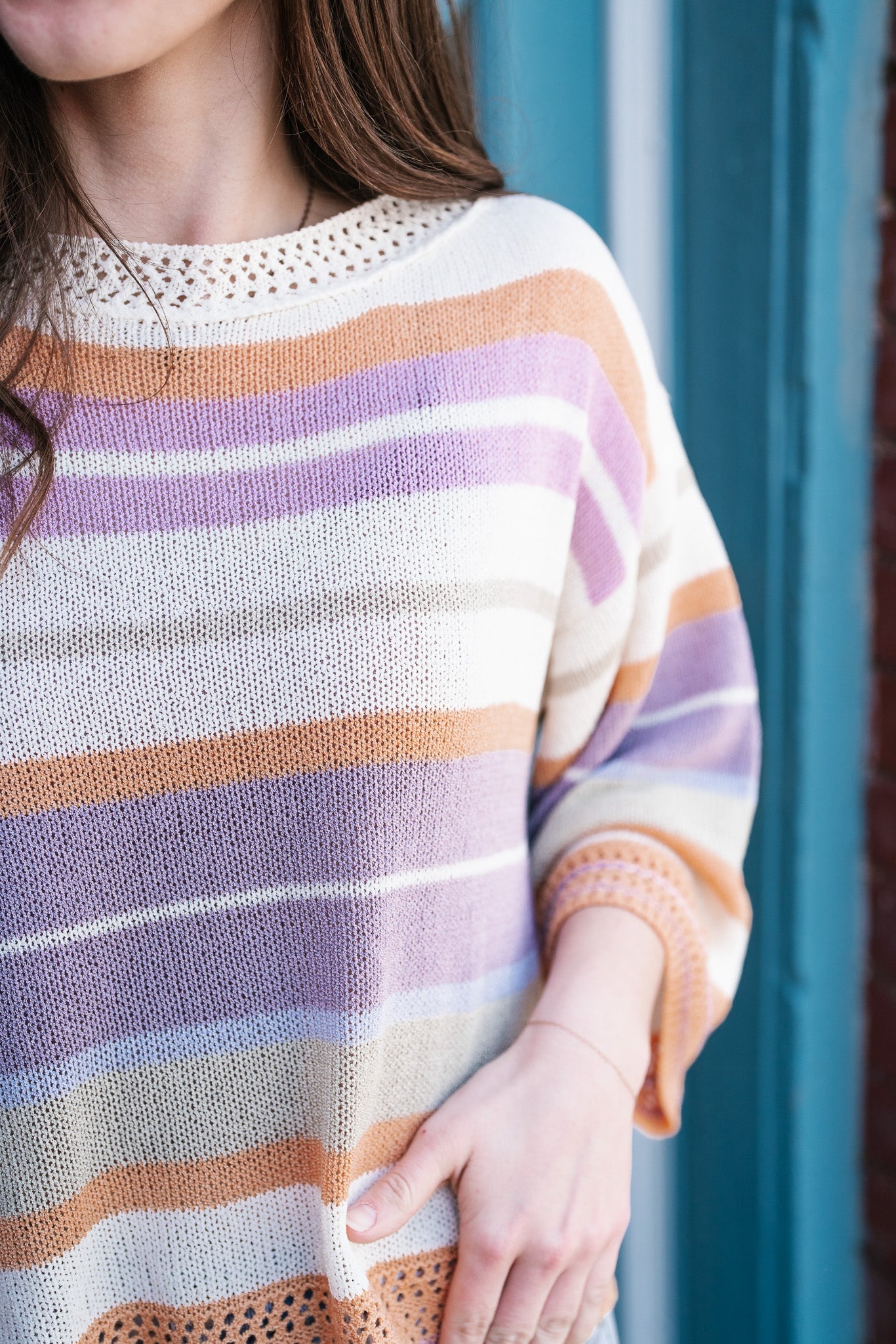 Stella Striped Knit Top