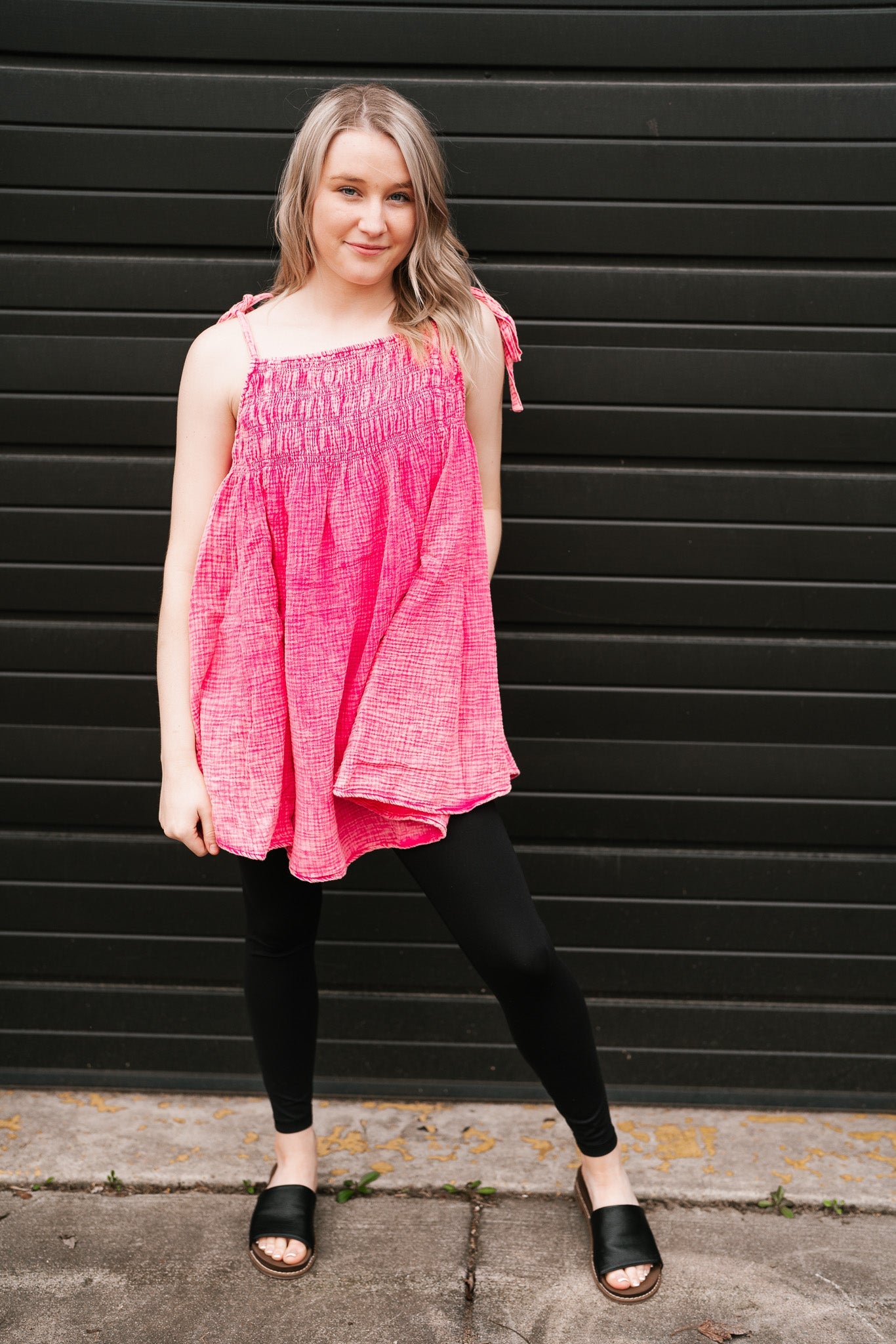 Skies Sing Spring  Mini Tunic Top