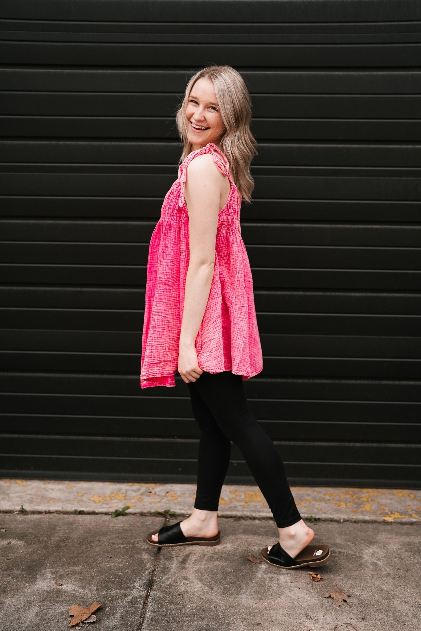 Skies Sing Spring  Mini Tunic Top