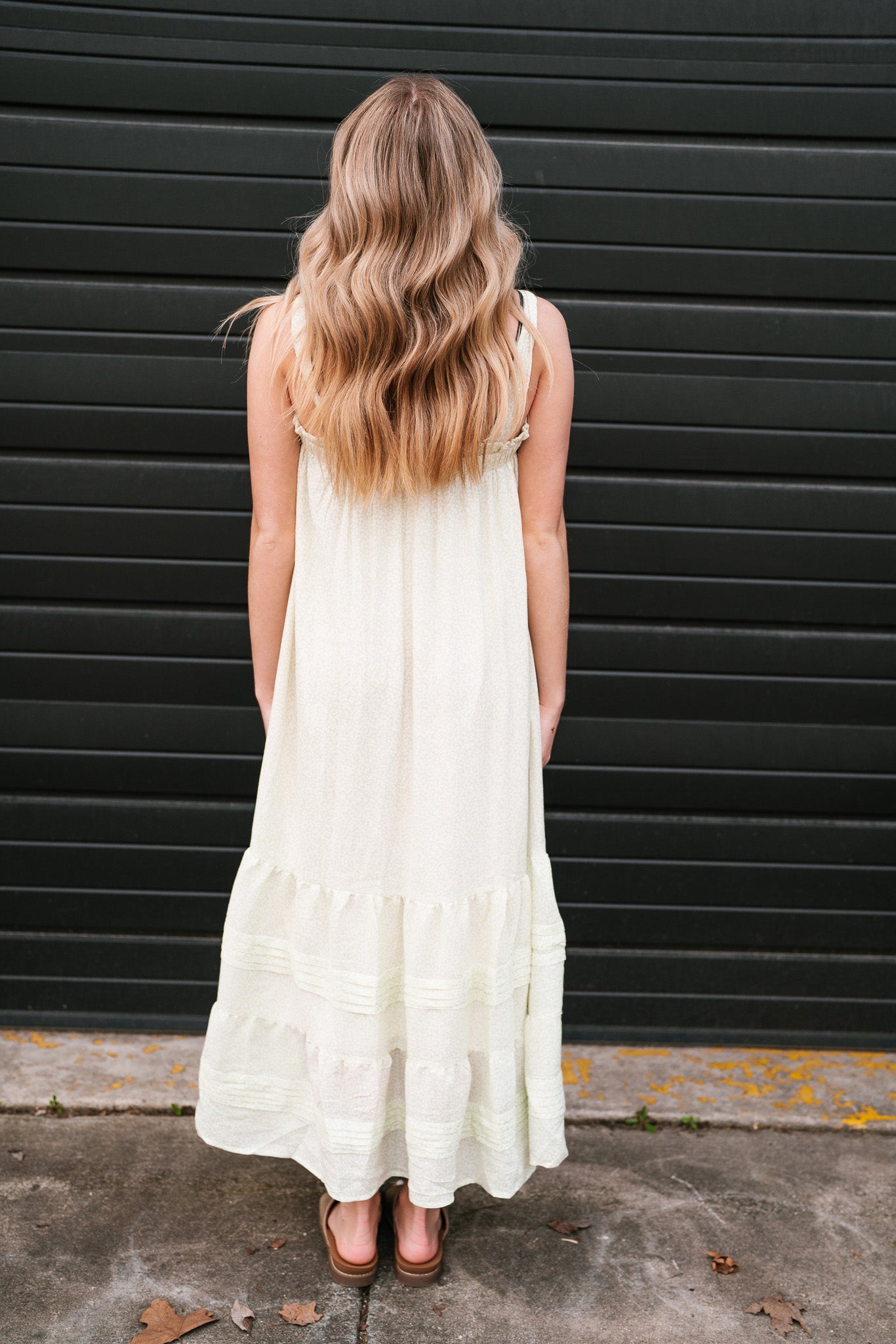 Wildflower Sage Floral Maxi Dress