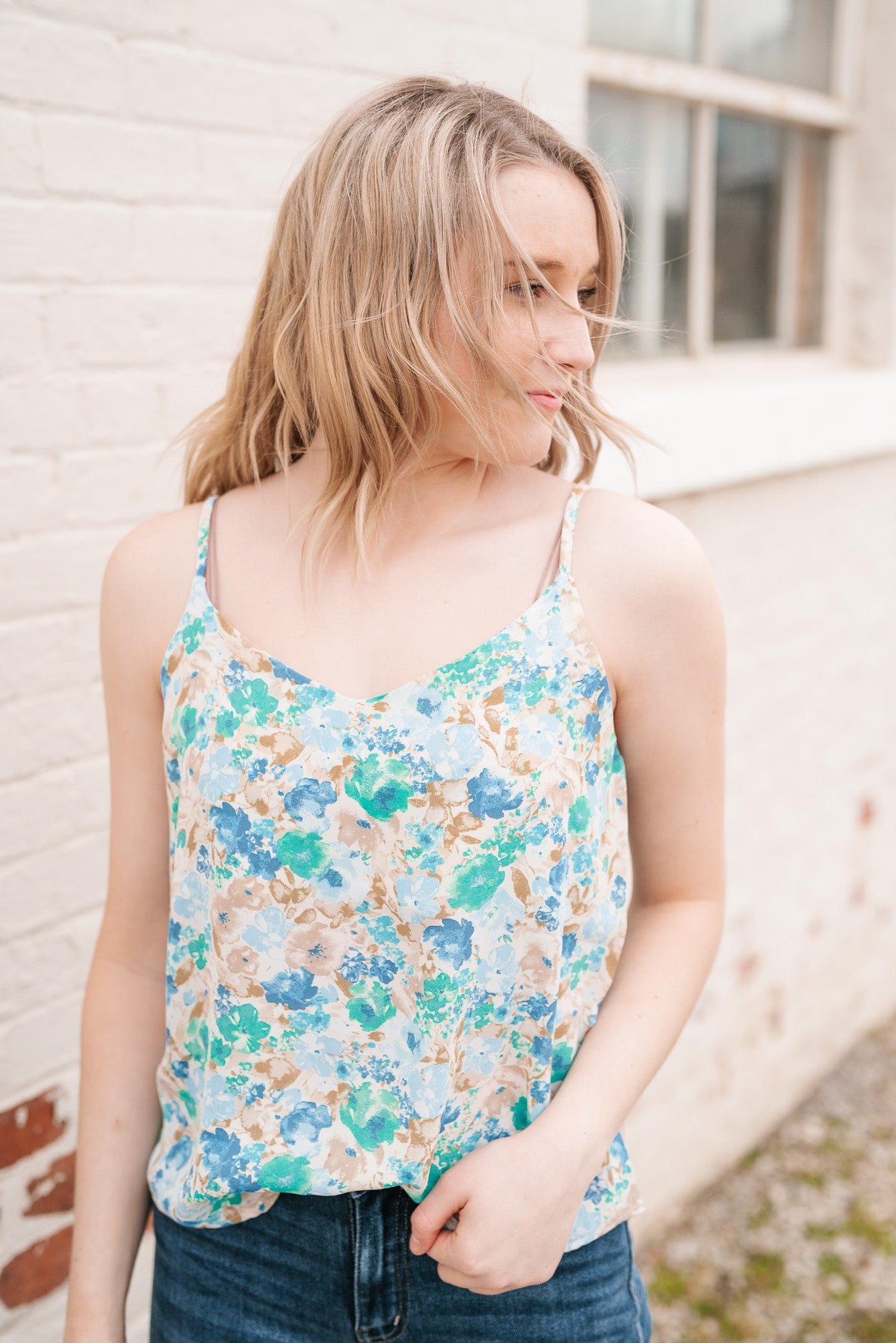 Bloom Again Floral Tank Top