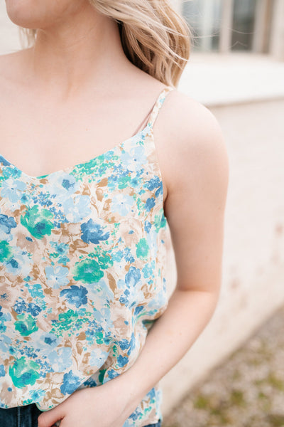 Bloom Again Floral Tank Top