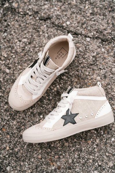 Paulina Canvas High Top Sneakers
