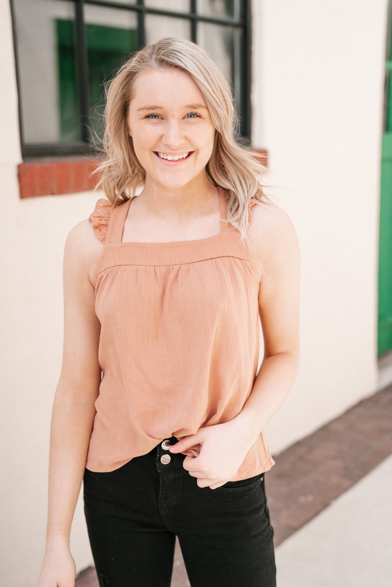 Masa Lace Sleeve Top