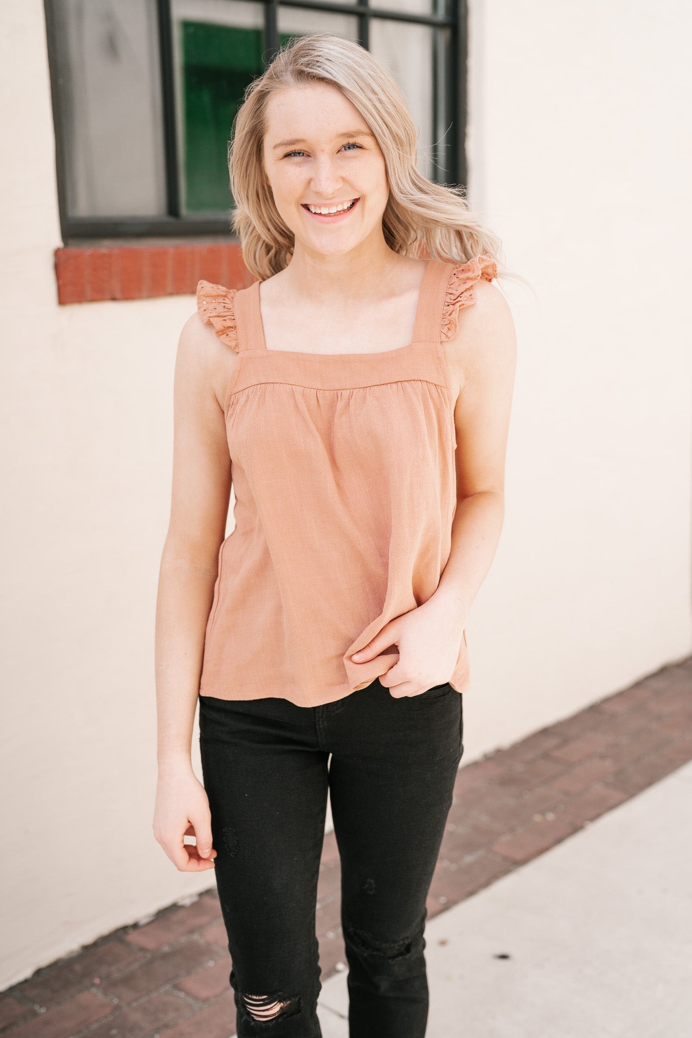 Masa Lace Sleeve Top
