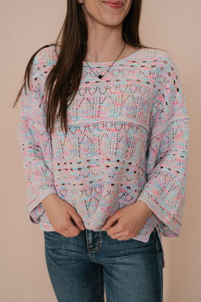 Brianna Cotton Candy Sweater