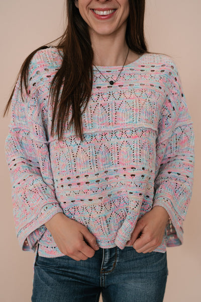 Brianna Cotton Candy Sweater