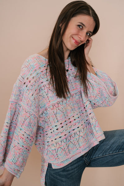 Brianna Cotton Candy Sweater