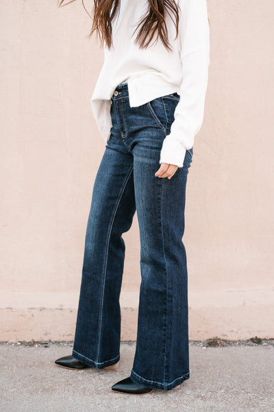Kancan Kate High Rise Flare Jeans