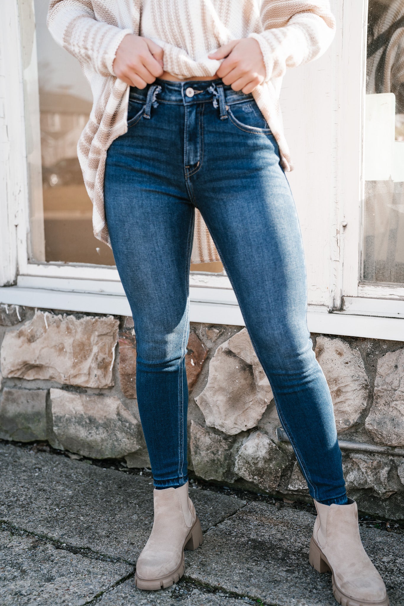 Kancan Sabrina High Rise Skinny Jeans