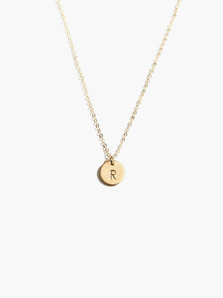 Able Letter Tag Necklace