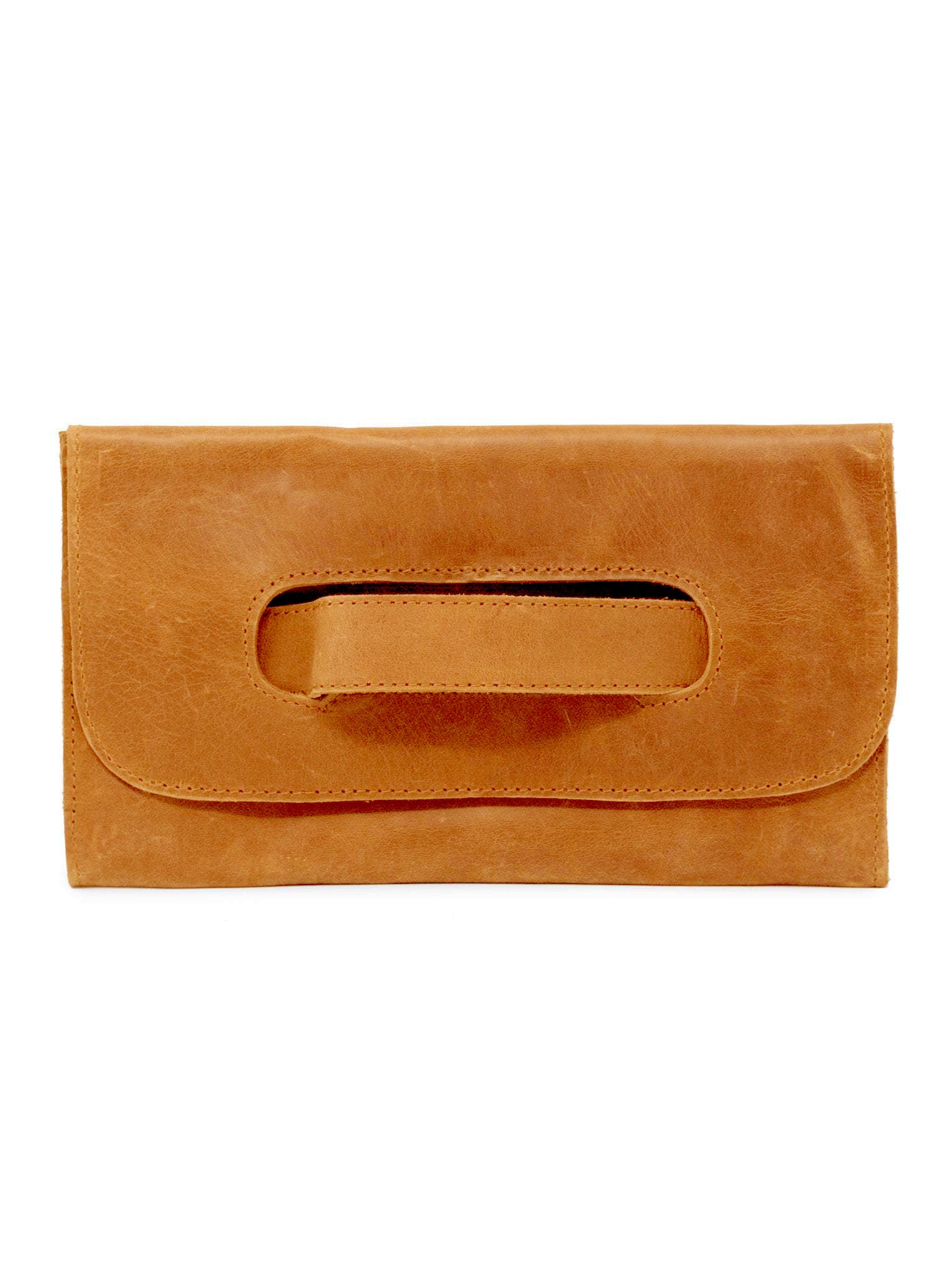 Able Mare Handle Clutch Cognac – Birch Bell Boutique